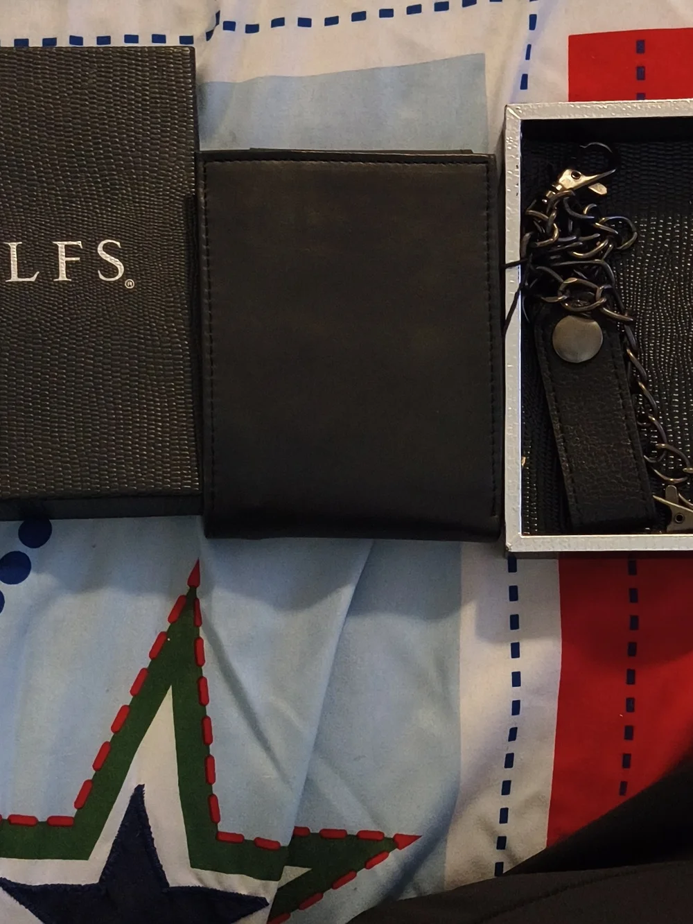 Rolfs Black Textured Box with Rolfs Logo